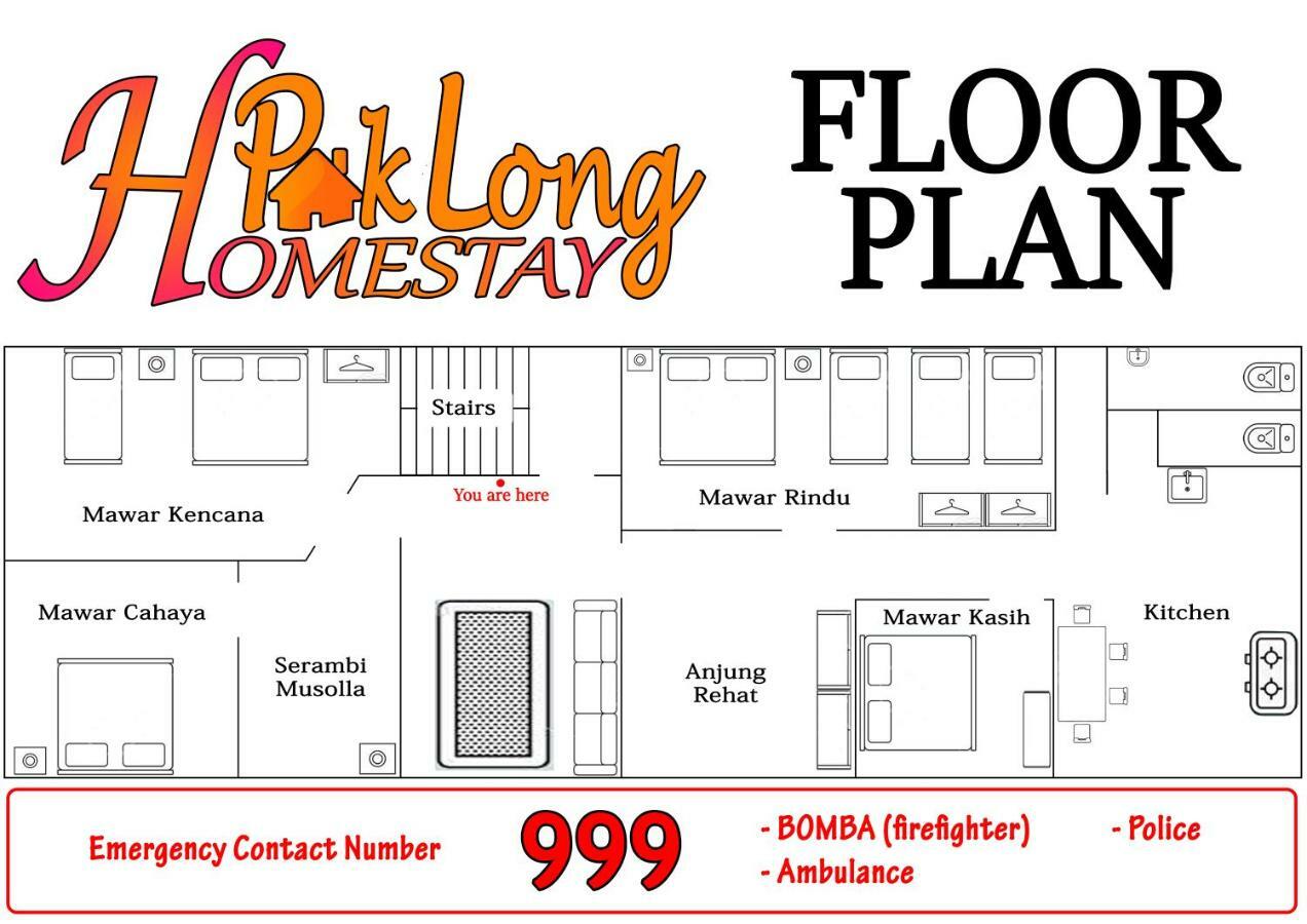 Pak Long Shoplot Homestay Shah Alam Exterior photo